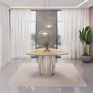 Mesa de Jantar Orgânica 136cm Tokio DJ Móveis