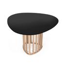 Mesa de Jantar Orgânica 4 Lugares 120x118cm Preto/Jade - Straub Web