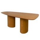 Mesa de Jantar Orgânica Duo 235x122 Madeira Freijó Mesa de Jantar Orgânica Duo 235x122 Madeira Freijó