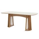Mesa de Jantar Oval 6 Lugares Ripada 100% MDF