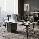Mesa de Jantar Pandora Retangular Tampo de Granito 120cm Branco Caemmun Móveis