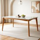Mesa de Jantar para 6 Lugares 160cmx90cm Monalisa em Madeira Maciça Mesa de Jantar para 6 Lugares 160cmx90cm Monalisa em Madeira Maciça