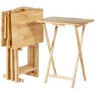 Mesa de jantar para TV Amazon Basics Classic Portable Set 4