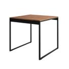 Mesa de Jantar Pequena Industrial 80x80 Ideal para Cozinhas Modernas Mesa de Jantar Pequena Industrial 80x80 Ideal para Cozinhas Modernas