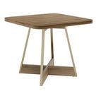 Mesa De Jantar Quadrada 90cm átria 1593 Carraro Dourada