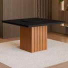 Mesa de Jantar Quadrada com Tampo Giratório 8 Lugares Multimóveis CR50231 Mesa de Jantar Quadrada com Tampo Giratório 8 Lugares Multimóveis CR50231