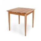 Mesa de Jantar Quadrada Milena 80 cm Madeira Eucalipto - Natural