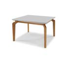 Mesa de Jantar Quadrada Prince Tampo de Vidro Mesa de Jantar Quadrada Prince Tampo de Vidro