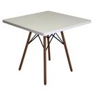 Mesa de jantar quadrado tampo mdf