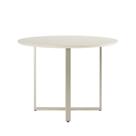 Mesa de Jantar Redonda 108cm e Tampo de Vidro Arcádia