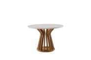 Mesa de Jantar Redonda 1,10 Vênus - Domus Móveis