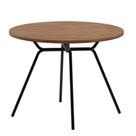 Mesa de Jantar Redonda 1m 1588 Carraro Freijó/Preto