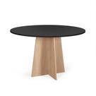 Mesa de Jantar Redonda 4 Lugares 90cm Isabela Preto/Jade - Straub Web Mesa de Jantar Redonda 4 Lugares 90cm Isabela Preto/Jade - Straub Web