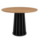 Mesa De Jantar Redonda 4 Lugares Thalia D01 Freijó/Preto Fosco - Mpozenato Mesa De Jantar Redonda 4 Lugares Thalia D01 Freijó/Preto Fosco - Mpozenato