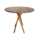 Mesa De Jantar Redonda 80cm June Pizarro Tampa Freijó Sala Cozinha Madeira MDF Mesa De Jantar Redonda 80cm June Pizarro Tampa Freijó Sala Cozinha Madeira MDF