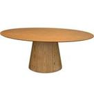 Mesa de jantar redonda amadeirada base cone 1,40cm
