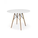 Mesa De Jantar Redonda Eiffel 90 Cm - Branco Mesa De Jantar Redonda Eiffel 90 Cm - Branco