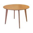 Mesa De Jantar Redonda em Madeira 90cm - Dina cor Freijó