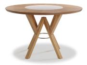 Mesa de jantar redonda Garopaba 4 ou 6 lugares