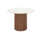 Mesa de Jantar Redonda Kalina Apartamento 4 Lugares Cozinha