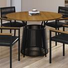 Mesa de Jantar Redonda Mdf 120x120x90cm Roma