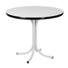 Mesa de Jantar Redonda Olivia Branca 90 cm