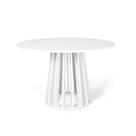 Mesa de Jantar Redonda Talia 120cm - Branca