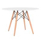 Mesa de Jantar Redonda Well Branca 110 cm