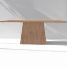 Mesa De Jantar Retangular 2m Em MDF Laminado 8 Lugares Design Contemporâneo