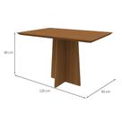 Mesa de Jantar Retangular Anitta Imbuia 120 cm
