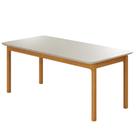 Mesa de Jantar Retangular Cativa Off White 1,80 M - JCM Movelaria