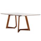 Mesa de Jantar Retangular Livia Off White 180 cm Mesa de Jantar Retangular Livia Off White 180 cm