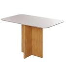 Mesa de Jantar Retangular Robusta Off White 1,20 M - JCM Movelaria