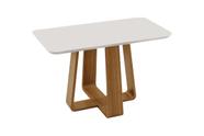 Mesa de Jantar retangular Sintonia 1,20x80 - Domus Móveis