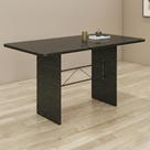 Mesa de Jantar Retangular Tampo 140x75cm Base Ardósia Indiano Mesa de Jantar Retangular Tampo 140x75cm Base Ardósia Indiano