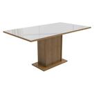 Mesa de Jantar Retangular Tampo de Vidro 5275 Madesa