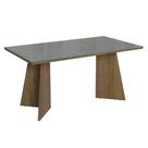 Mesa de Jantar Retangular Tampo de Vidro 5389 Madesa