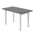 Mesa de Jantar Retangular Tampo Granito 120x75cm Mesa de Jantar Retangular Tampo Granito 120x75cm
