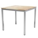 Mesa de Jantar Retangular Tampo Madeira Maciça 120cmx85cm Smart