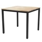 Mesa de Jantar Retangular Tampo Madeira Maciça 120cmx85cm Smart