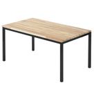 Mesa de Jantar Retangular Tampo Madeira Maciça 140cmx85cm Smart