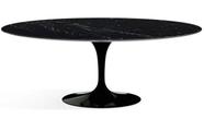 Mesa de Jantar Saarinen Oval 137x90 cm Mármore Nero Mesa de Jantar Saarinen Oval 137x90 cm Mármore Nero