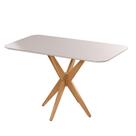 Mesa de Jantar Simpatia Retangular Off White 1,20M - JCM Movelaria