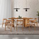 Mesa De Jantar Soláris 220cm Madeira Tampo Laminado Orgânico Milano / Imbuia Nat. Mesa De Jantar Soláris 220cm Madeira Tampo Laminado Orgânico Milano / Imbuia Nat.