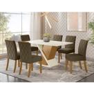 Mesa de Jantar Solus c/ 6 Cadeiras Vita