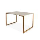 Mesa de Jantar Steel Estilo Industrial Pés de Aço 120x80cm