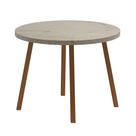 Mesa de Jantar Stellar Redonda 99cm 4 Lugares Pés Metal PER Mesa de Jantar Stellar Redonda 99cm 4 Lugares Pés Metal PER