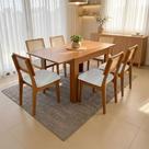 Mesa de Jantar Tampo Extensível c/ 6 Cadeiras Dream 100% MDF