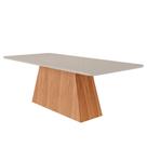 Mesa De Jantar Tampo Vidro/Mdf 210X100Cm Retangular 8 Lugares Helena Cimol Mesa De Jantar Tampo Vidro/Mdf 210X100Cm Retangular 8 Lugares Helena Cimol