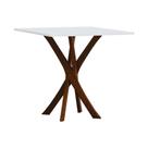 Mesa de Jantar Tiê Tampo Quadrado 80x80